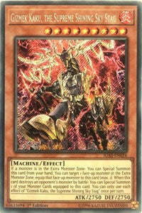Gizmek Kaku, the Supreme Shining Sky Stag [IGAS-EN024] Secret Rare | The Time Vault CA