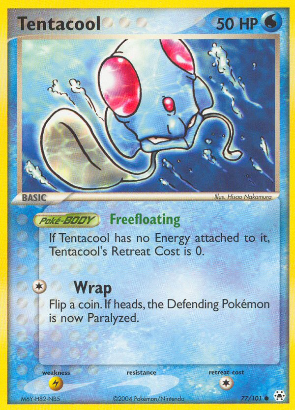 Tentacool (77/101) [EX: Hidden Legends] | The Time Vault CA