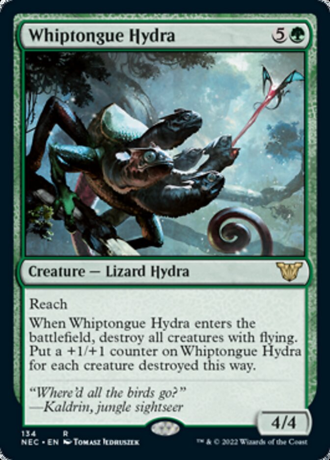 Whiptongue Hydra [Kamigawa: Neon Dynasty Commander] | The Time Vault CA