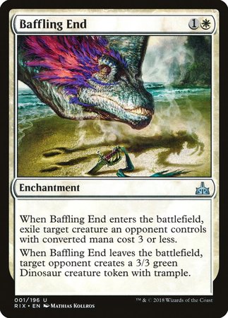 Baffling End [Rivals of Ixalan] | The Time Vault CA