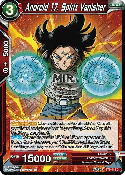 Android 17, Spirit Vanisher (Universal Onslaught) [BT9-013] | The Time Vault CA
