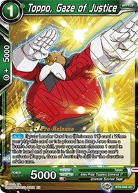 Toppo, Gaze of Justice (Universal Onslaught) [BT9-046] | The Time Vault CA