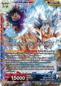 Son Goku // Ultra Instinct Son Goku, Limits Surpassed (Universal Onslaught) [BT9-100] | The Time Vault CA