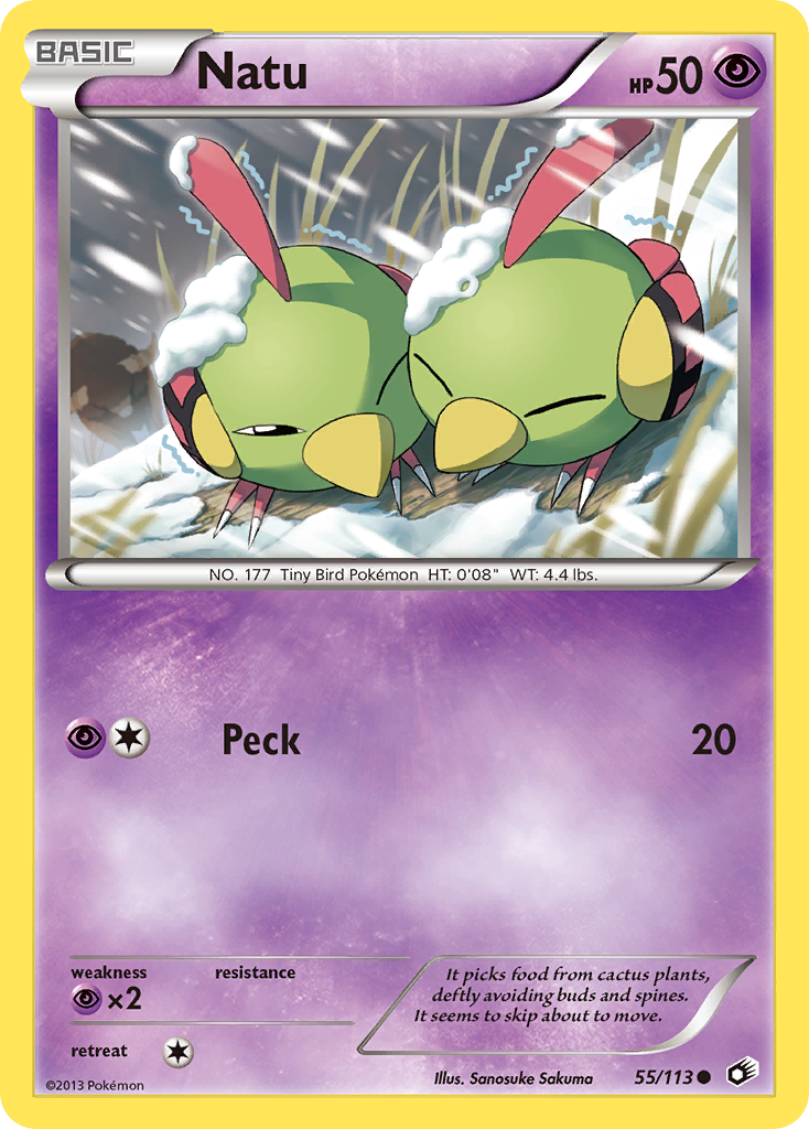 Natu (55/113) [Black & White: Legendary Treasures] | The Time Vault CA