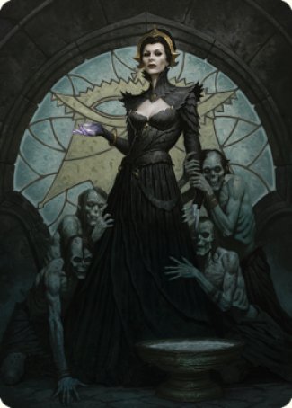 Liliana of the Veil Art Card [Dominaria United Art Series] | The Time Vault CA