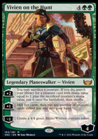 Vivien on the Hunt (Promo Pack) [Streets of New Capenna Promos] | The Time Vault CA