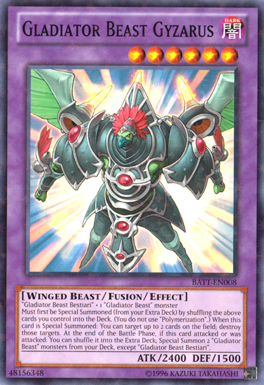 Gladiator Beast Gyzarus [BATT-EN008] Starfoil Rare | The Time Vault CA