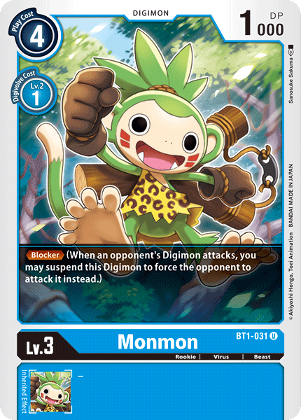 Monmon [BT1-031] [Release Special Booster Ver.1.0] | The Time Vault CA