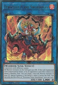 Ferocious Flame Swordsman [DUOV-EN032] Ultra Rare | The Time Vault CA