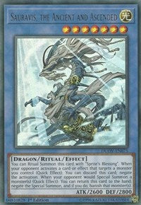 Sauravis, the Ancient and Ascended [DUOV-EN075] Ultra Rare | The Time Vault CA