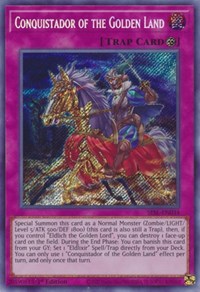 Conquistador of the Golden Land [SESL-EN034] Secret Rare | The Time Vault CA