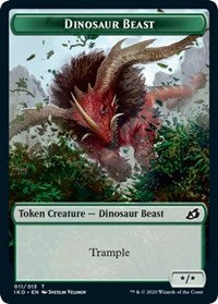 Dinosaur Beast Token [Ikoria: Lair of Behemoths] | The Time Vault CA