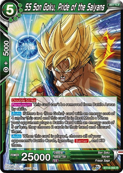 SS Son Goku, Pride of the Saiyans [BT10-065] | The Time Vault CA