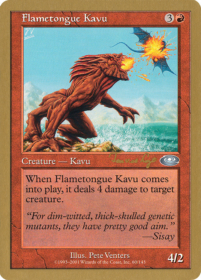 Flametongue Kavu (Tom van de Logt) [World Championship Decks 2001] | The Time Vault CA