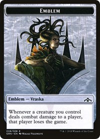 Vraska Emblem // Human Double-sided Token (Challenger 2020) [Unique and Miscellaneous Promos] | The Time Vault CA