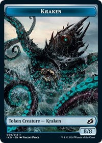 Kraken // Elemental (010) Double-sided Token [Commander 2020] | The Time Vault CA