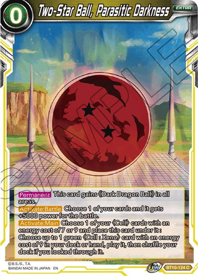 Two-Star Ball, Parasitic Darkness [BT10-124] | The Time Vault CA