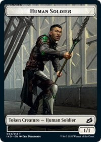 Human Soldier (004) // Zombie Double-sided Token [Commander 2020] | The Time Vault CA