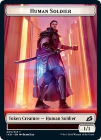 Human Soldier (005) // Zombie Double-sided Token [Commander 2020] | The Time Vault CA