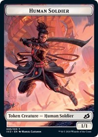 Human Soldier (003) // Zombie Double-sided Token [Commander 2020] | The Time Vault CA