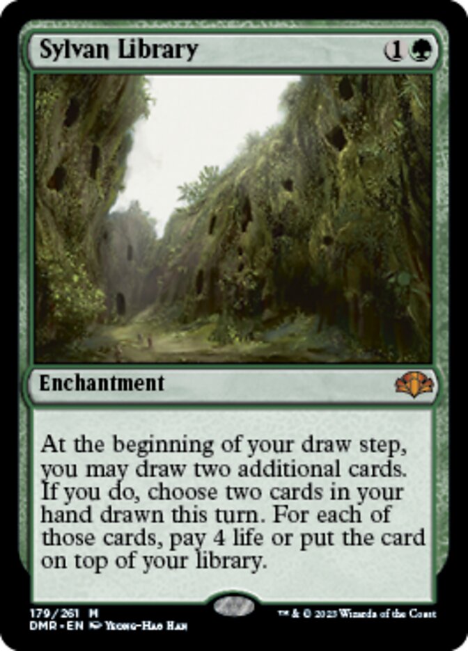 Sylvan Library [Dominaria Remastered] | The Time Vault CA