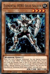 Elemental HERO Solid Soldier [TOCH-EN040] Rare | The Time Vault CA