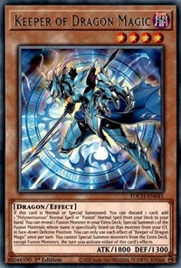 Keeper of Dragon Magic [TOCH-EN041] Rare | The Time Vault CA