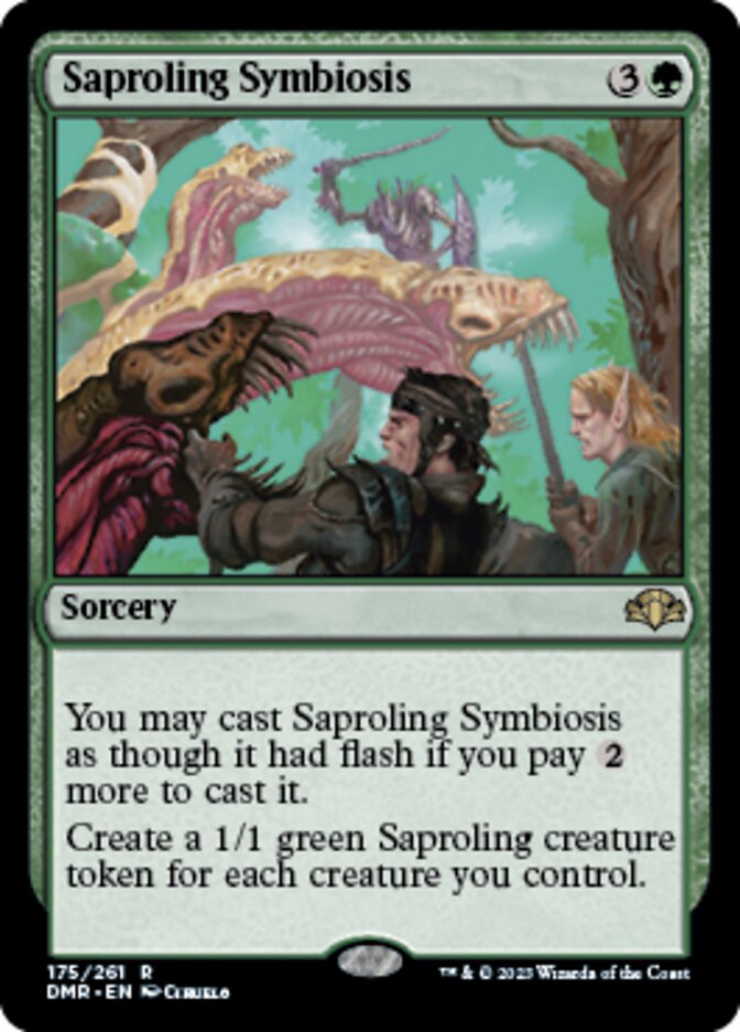 Saproling Symbiosis [Dominaria Remastered] | The Time Vault CA