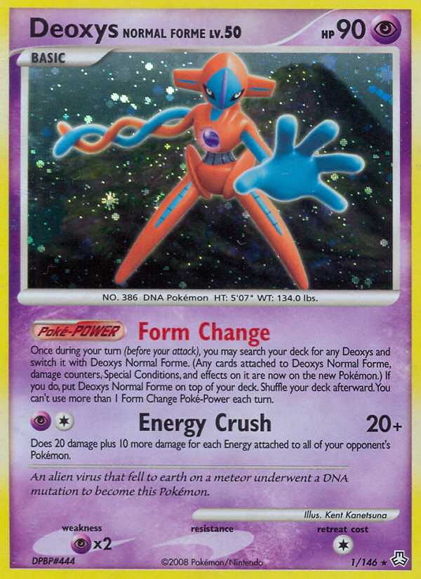 Deoxys Normal Forme (1/146) [Diamond & Pearl: Legends Awakened] | The Time Vault CA