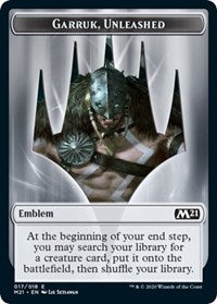 Emblem - Garruk, Unleashed [Core Set 2021] | The Time Vault CA