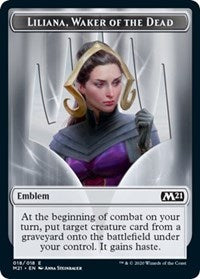 Emblem - Liliana, Waker of the Dead [Core Set 2021] | The Time Vault CA