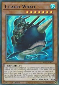 Citadel Whale (Blue) [LDS1-EN027] Ultra Rare | The Time Vault CA