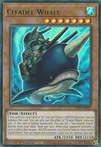 Citadel Whale (Green) [LDS1-EN027] Ultra Rare | The Time Vault CA