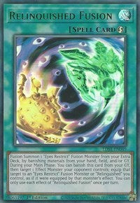 Relinquished Fusion (Green) [LDS1-EN049] Ultra Rare | The Time Vault CA