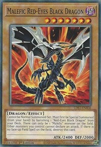 Malefic Red-Eyes Black Dragon [LDS1-EN006] Common | The Time Vault CA