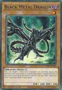 Black Metal Dragon [LDS1-EN008] Common | The Time Vault CA