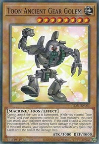 Toon Ancient Gear Golem [LDS1-EN063] Common | The Time Vault CA