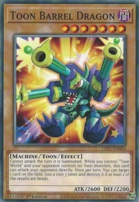 Toon Barrel Dragon [LDS1-EN064] Common | The Time Vault CA