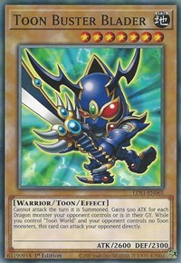 Toon Buster Blader [LDS1-EN065] Common | The Time Vault CA