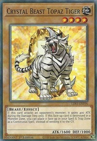 Crystal Beast Topaz Tiger [LDS1-EN096] Common | The Time Vault CA