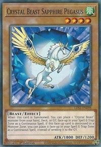 Crystal Beast Sapphire Pegasus [LDS1-EN098] Common | The Time Vault CA