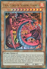 Uria, Lord of Searing Flames [SDSA-EN042] Ultra Rare | The Time Vault CA