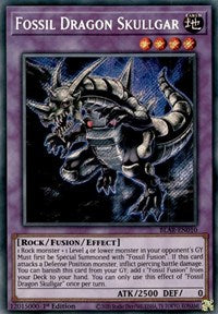 Fossil Dragon Skullgar [BLAR-EN010] Secret Rare | The Time Vault CA