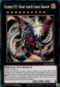 Number C92: Heart-eartH Chaos Dragon [BLAR-EN069] Secret Rare | The Time Vault CA