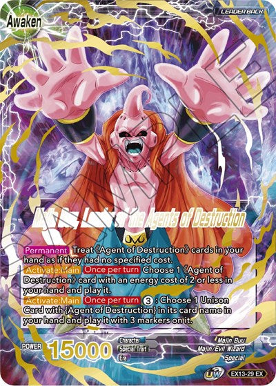 Babidi, Leader of the Agents of Destruction // Majin Buu, Leader of the Agents of Destruction [EX13-29] | The Time Vault CA