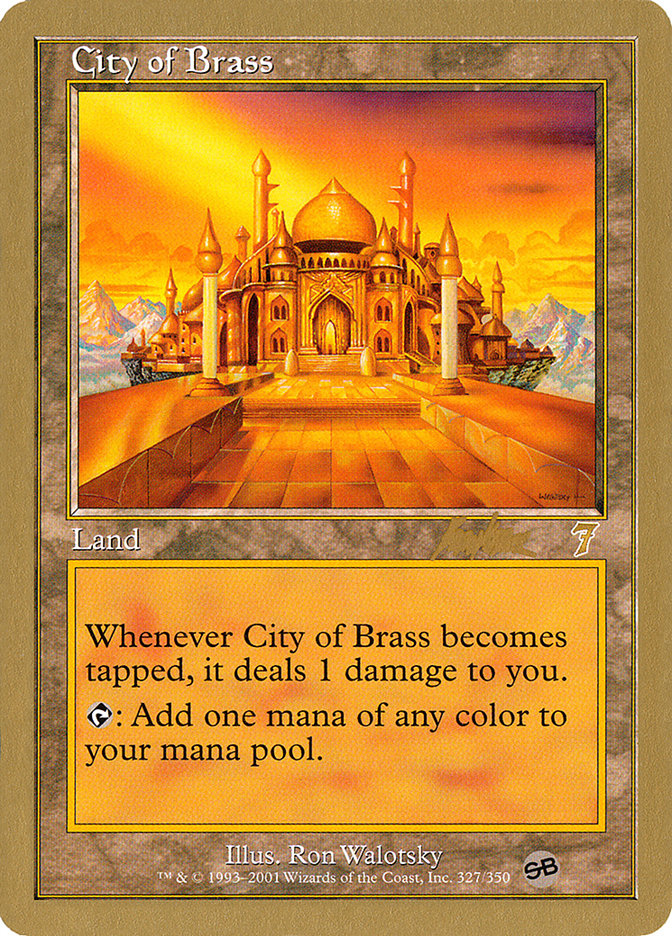 City of Brass (Brian Kibler) (SB) [World Championship Decks 2002] | The Time Vault CA