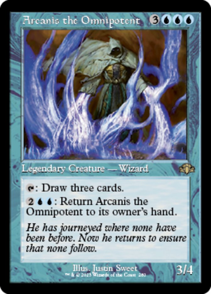 Arcanis the Omnipotent (Retro) [Dominaria Remastered] | The Time Vault CA