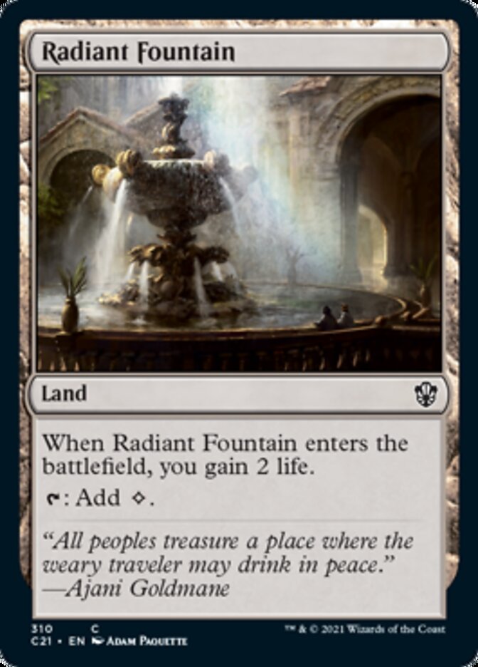 Radiant Fountain [Commander 2021] | The Time Vault CA
