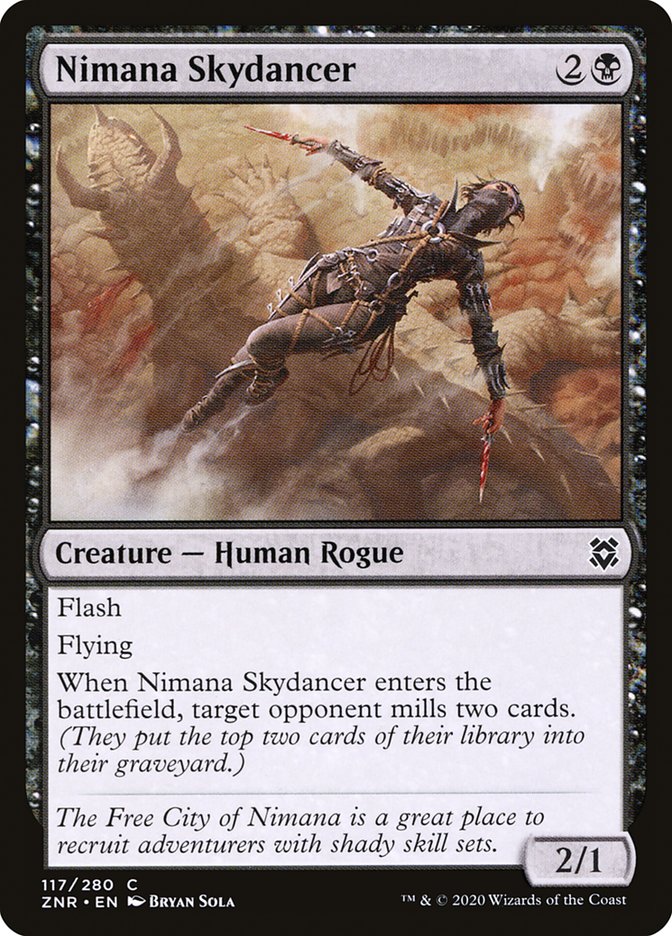 Nimana Skydancer [Zendikar Rising] | The Time Vault CA