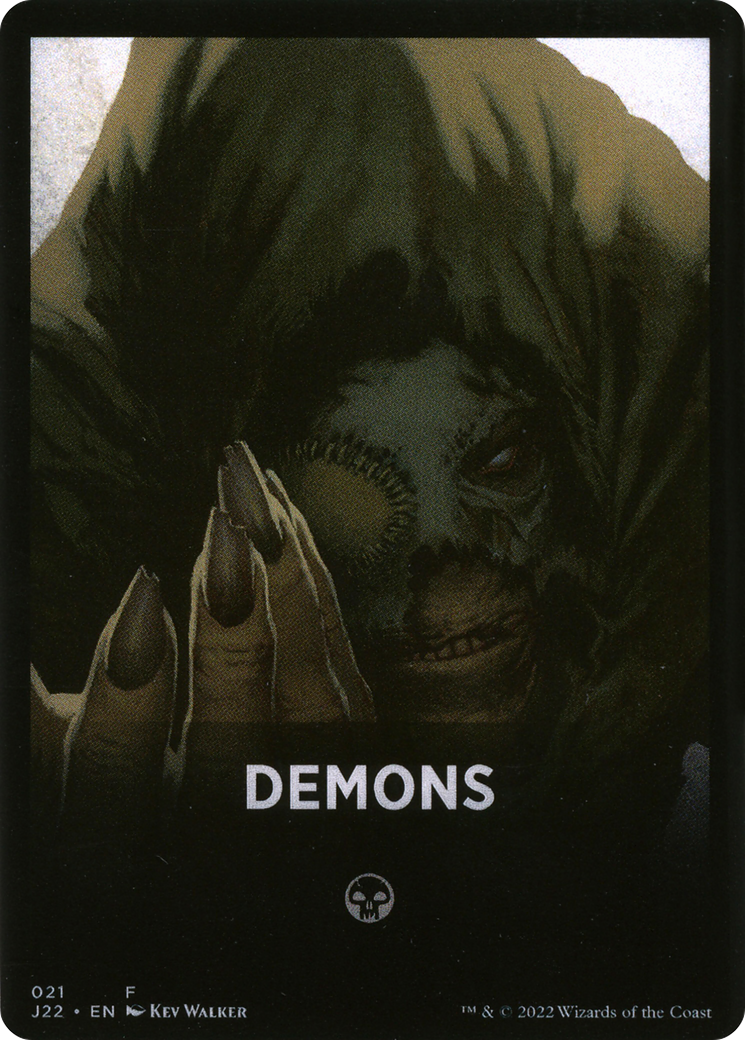 Demons Theme Card [Jumpstart 2022 Front Cards] | The Time Vault CA